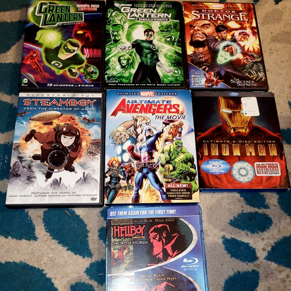 Bundle of Marvel DVD's!! New!!